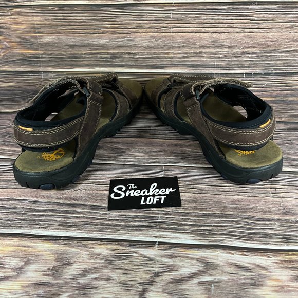 Timberland Breakwater Men's Brown Leather Strap‎ Sandals - Picture 5 of 8